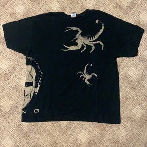 Vintage TNA Sting wrestling scorpions t shirt